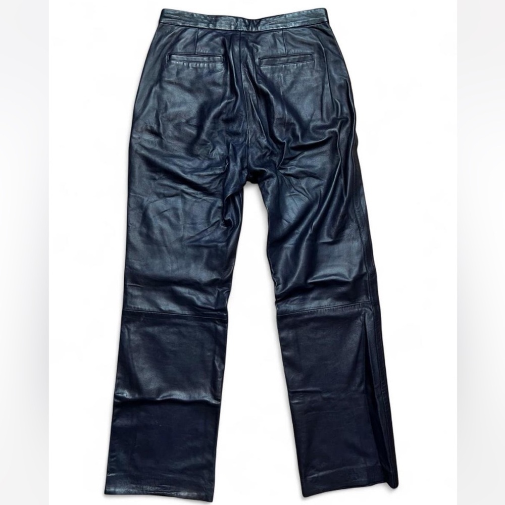 VTG BANANA REPUBLIC GENUINE LEATHER PANTS - Picture 4 of 4